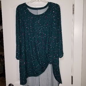 Lane Bryant Top, Green, Size 18/20